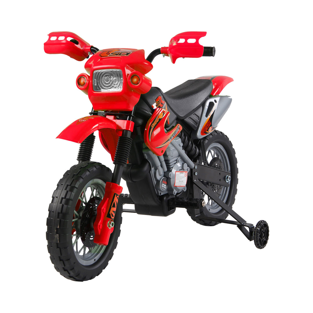 MCL 6V Kids Child Electric Motorbike Ride on Motorcycle Scooter Children Toy Gift for 3-6 Years (Red)
