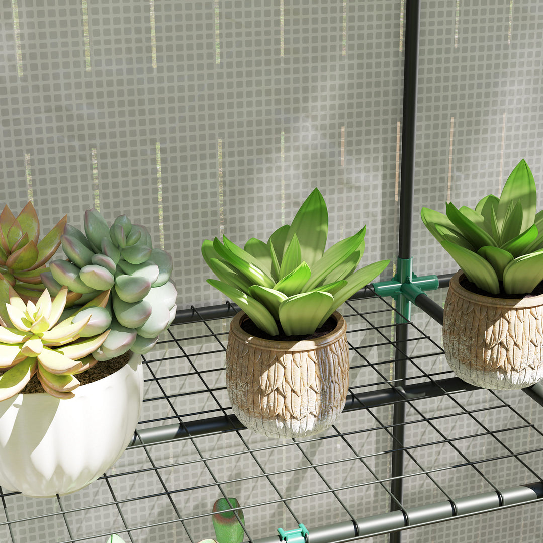 Three-Tier Mini Greenhouse - White