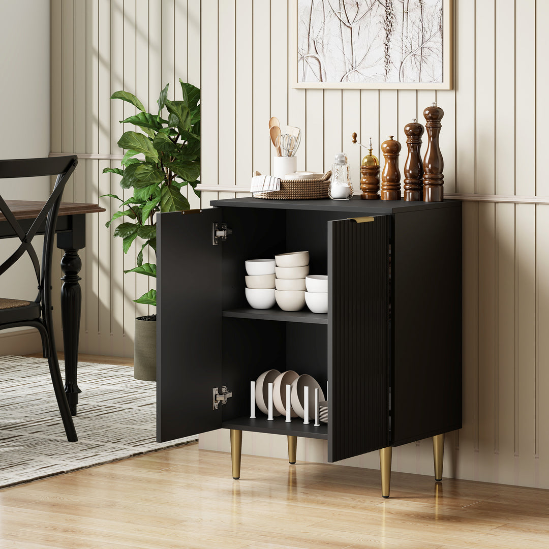 MCL Adjustable Shelf Sideboard - Black