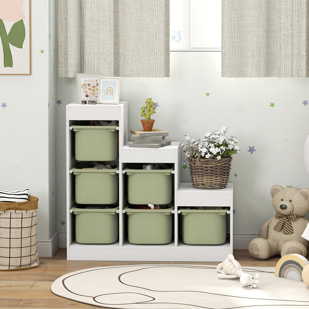 Toy Storage Organiser, Three-Layer Kids Toy Storage Units, with Remova