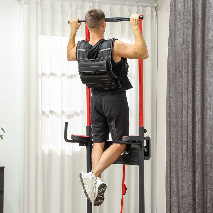 15KG Adjustable Weighted Vest, Running Weight Vest, with 30 Metal Weights, Reflective Strips, for Running, Exercise