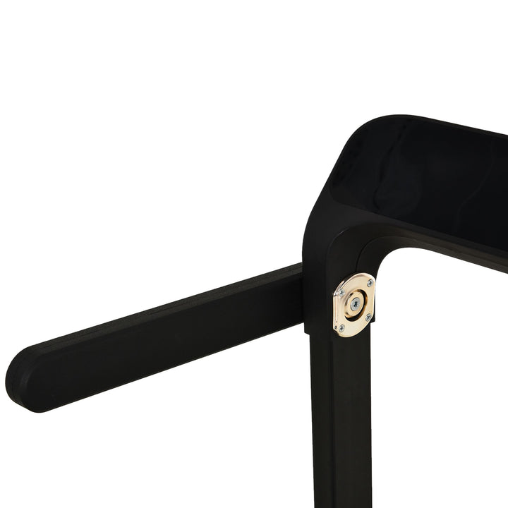 MCL 600W Foldable Steel Motorised Treadmill Running Machine w/ LCD Monitor Black