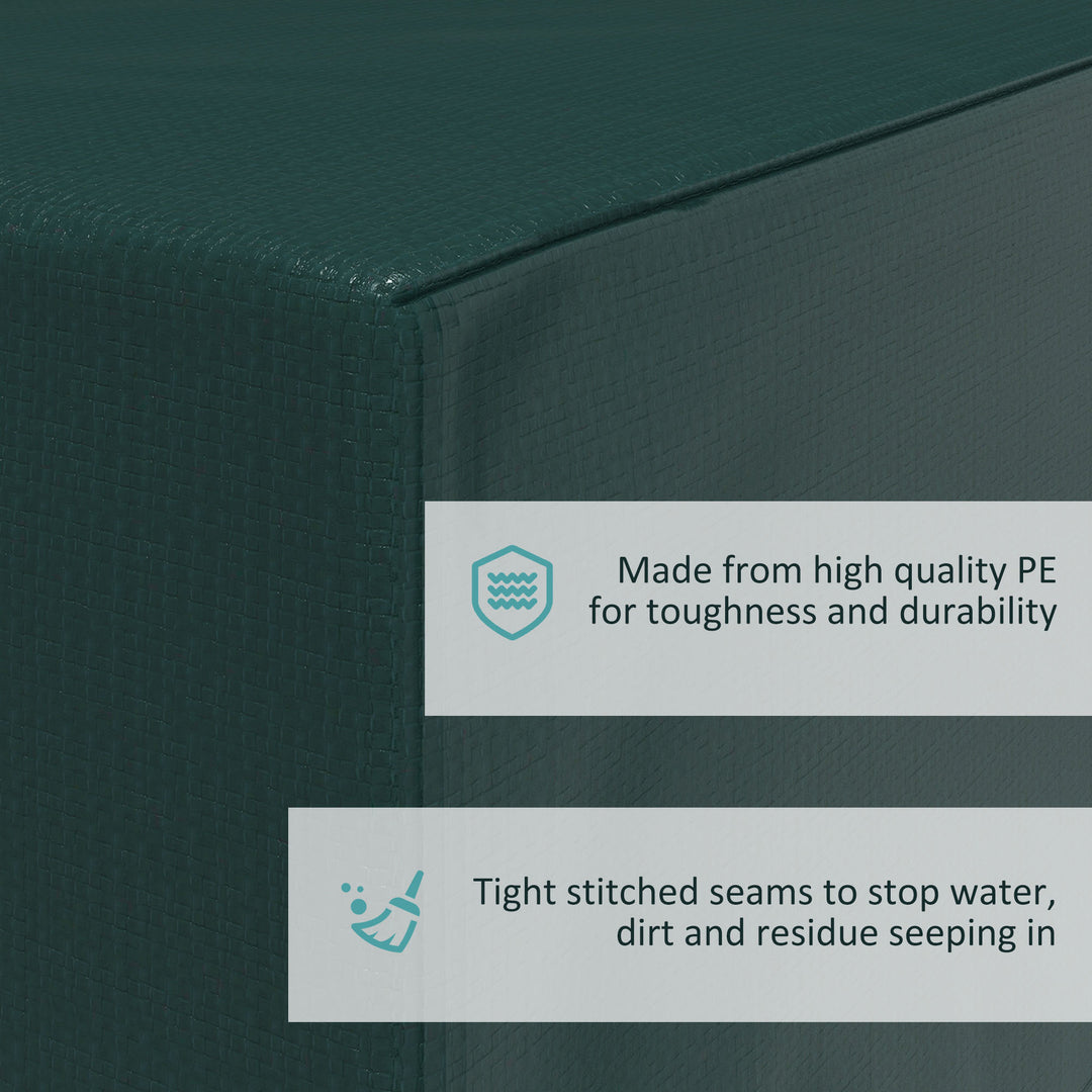 Garden Furniture Cover, Waterproof Anti-UV Large Protective Patio Set Covers, 235 x 190 x 90cm, Green