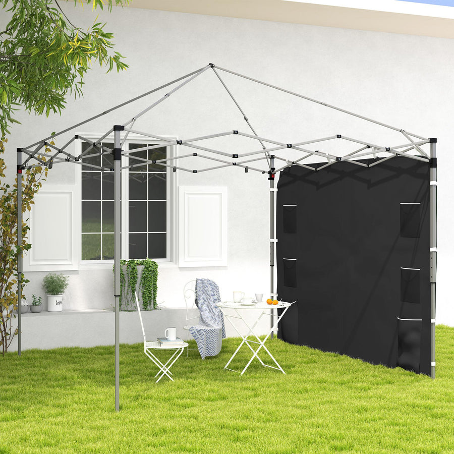 195 x 295cm Replacement Gazebo Sidewall - Black