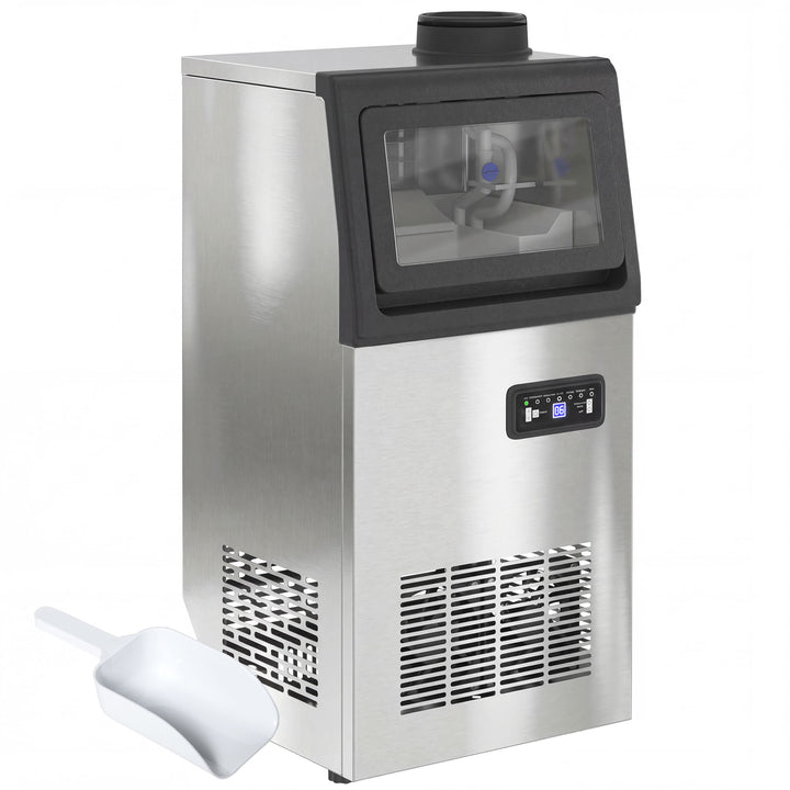 Commercial Ice Maker Machine, 45kg/24H Stainless Steel Under Counter o