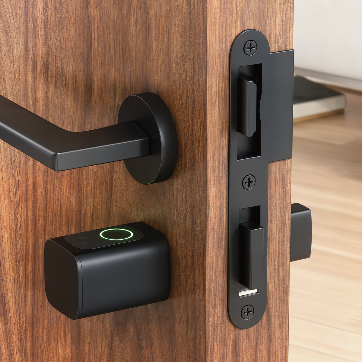 Smart Door Cylinder, 5-in-1 (Fingerprint Biometrics/Passcode/APP/NFC - view 2