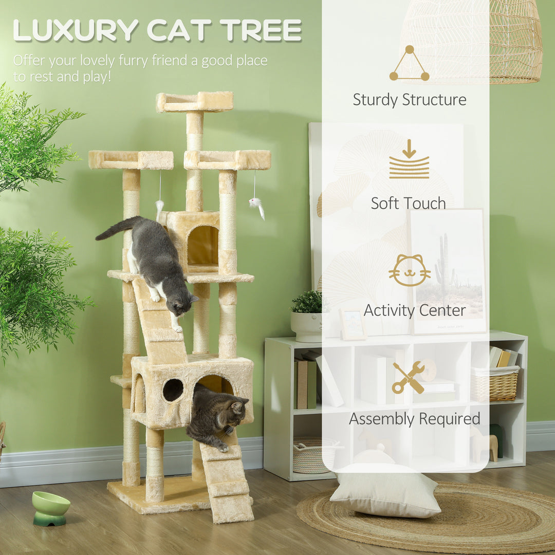Cat Tree Scratching House, Activity Play Centre
