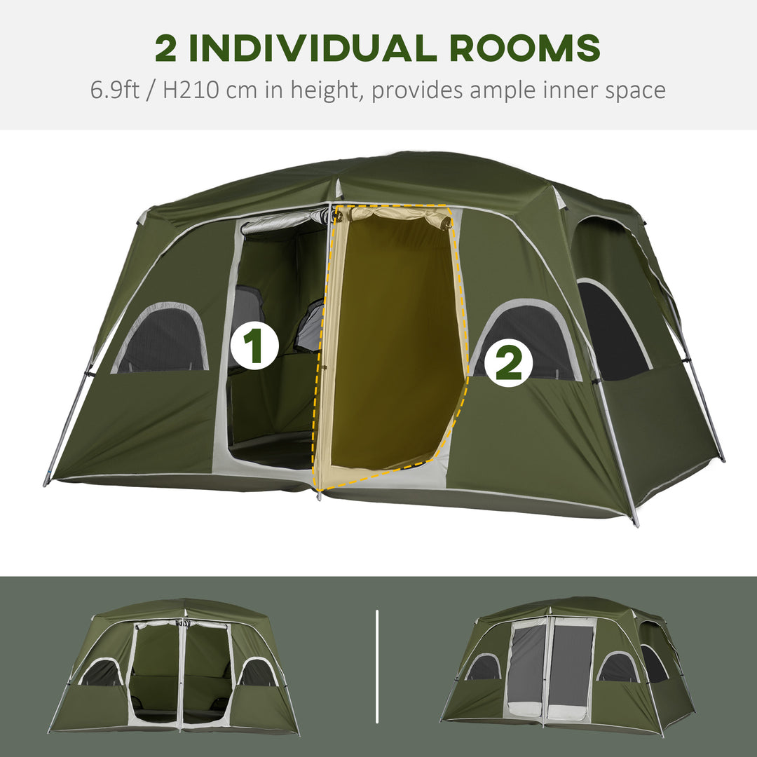 Outsunny Camping Tent, Family Tent 4