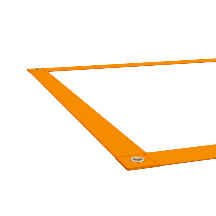 Dog Agility Training Equipment with Weave Poles, Jump Ring, Pause Box, Adjustable Hurdle, Carry Bag, Orange