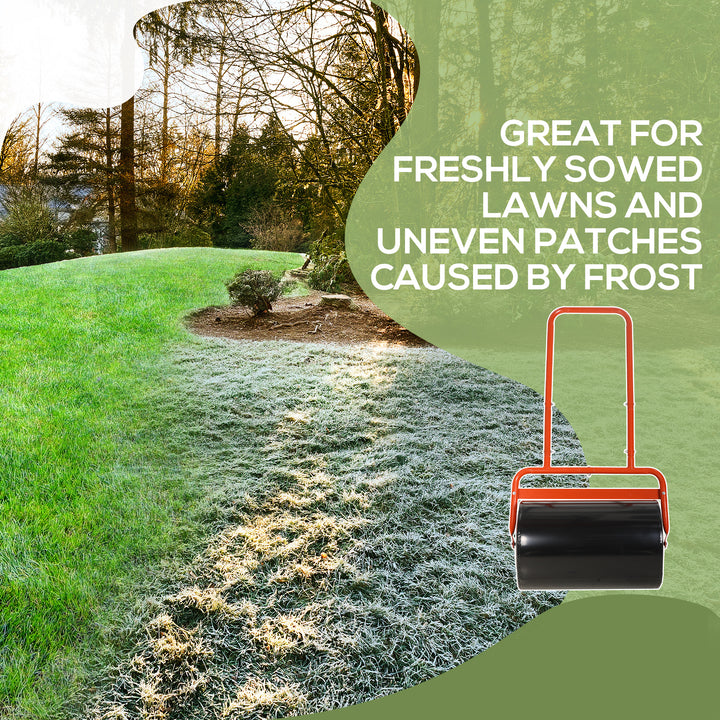 MCL 38L Fillable Cylinder Steel Lawn Roller - Red