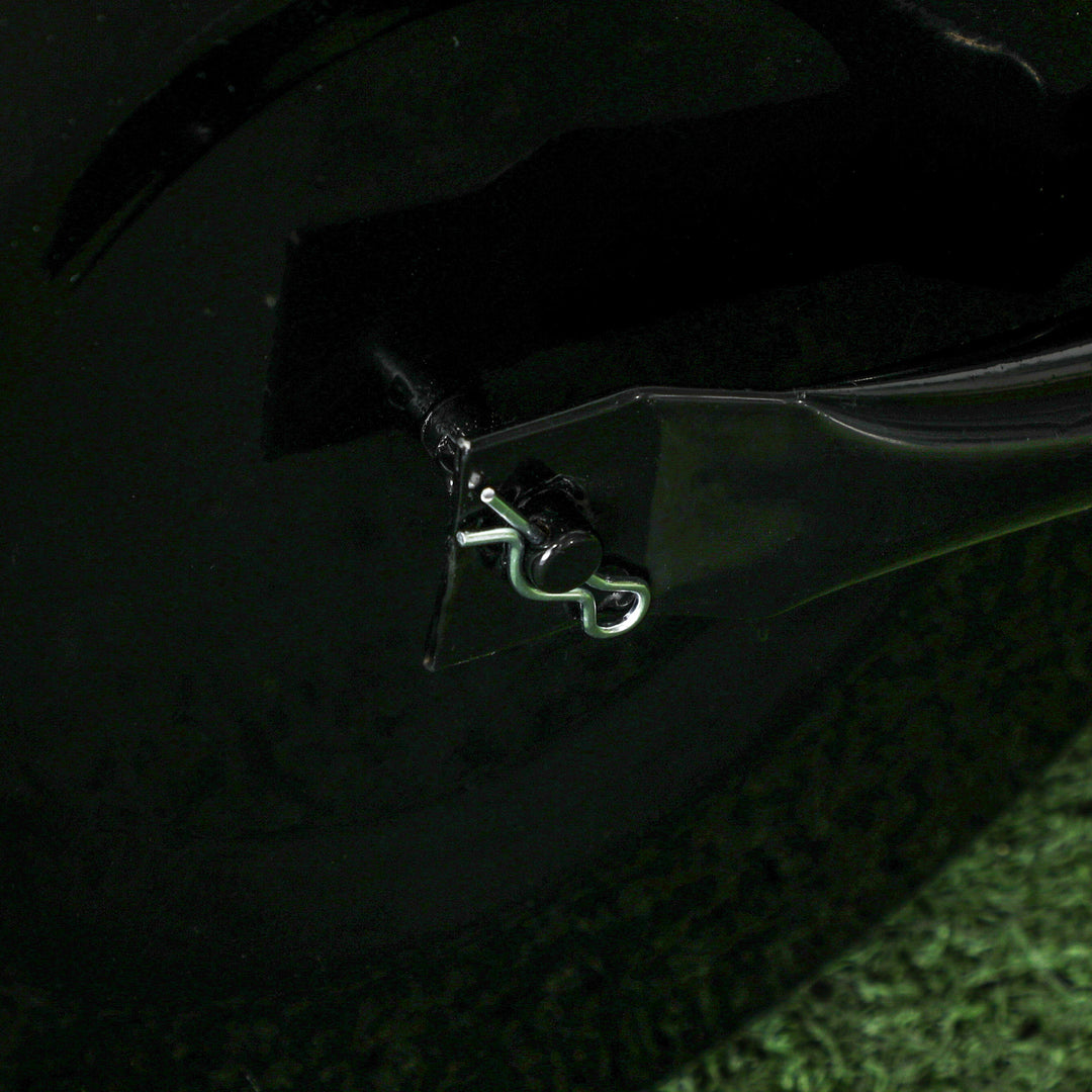 MCL 38L Fillable Cylinder Steel Lawn Roller - Black