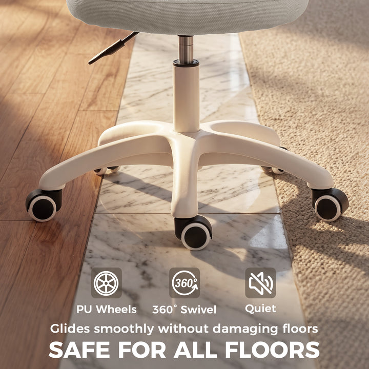 Office Chair, Armless Computer Desk Chair with Breathable Mesh, Adjust