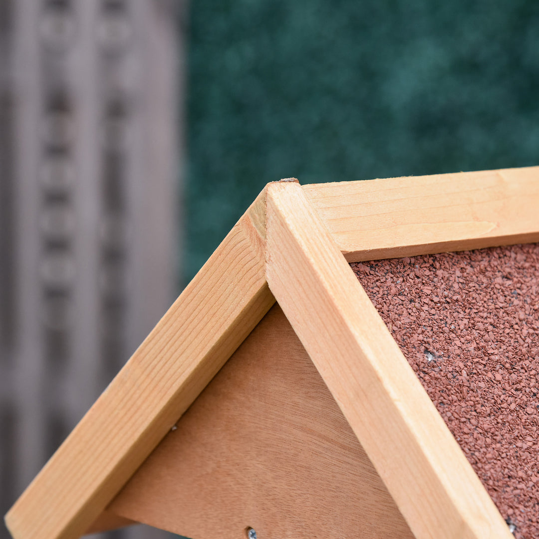 Wooden Bird Table Wild Bird Feeding Station Freestanding Feeder for Garden Outdoor 55 x 55 x 144cm