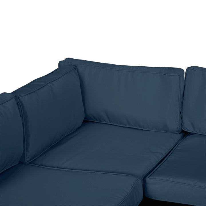 Set of 14 Mixed Cushion Covers - Blue