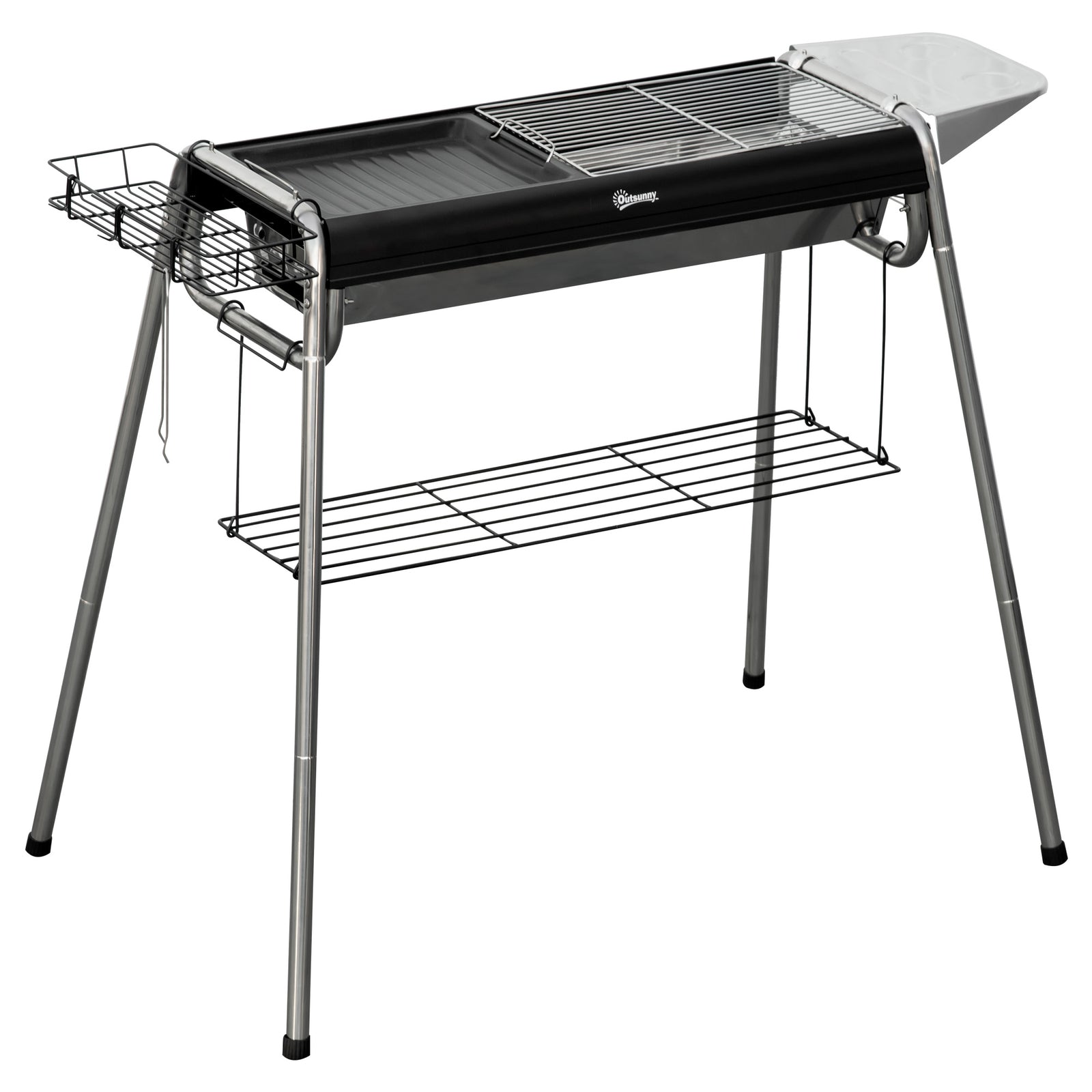 Charcoal BBQ Grill - Black