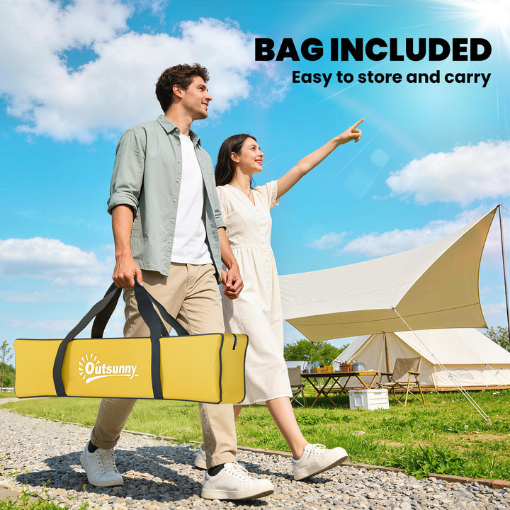 2 Person Camping Tent, Dome Tent with Zipped Doors, Storage Pocket, Po