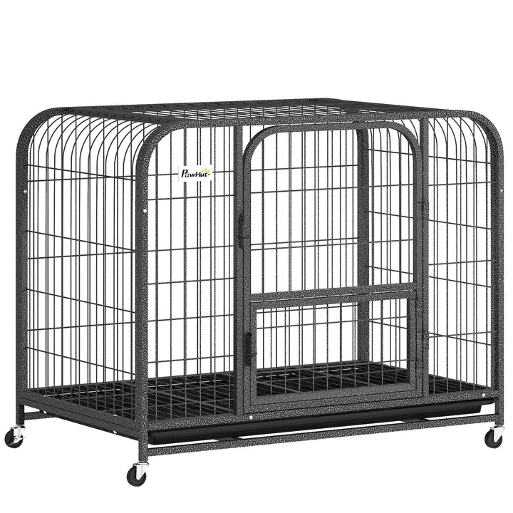 Heavy Duty Dog Crate,93 x 58 x 76 cm, Large Dog Cage for Small to Medi
