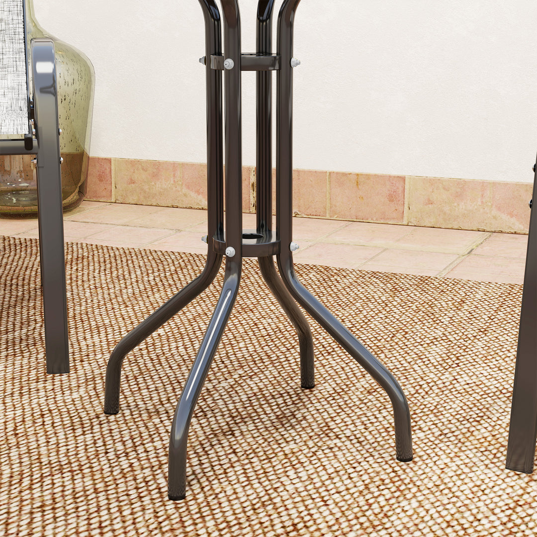 Three-Piece Outdoor Garden Set - Grey
