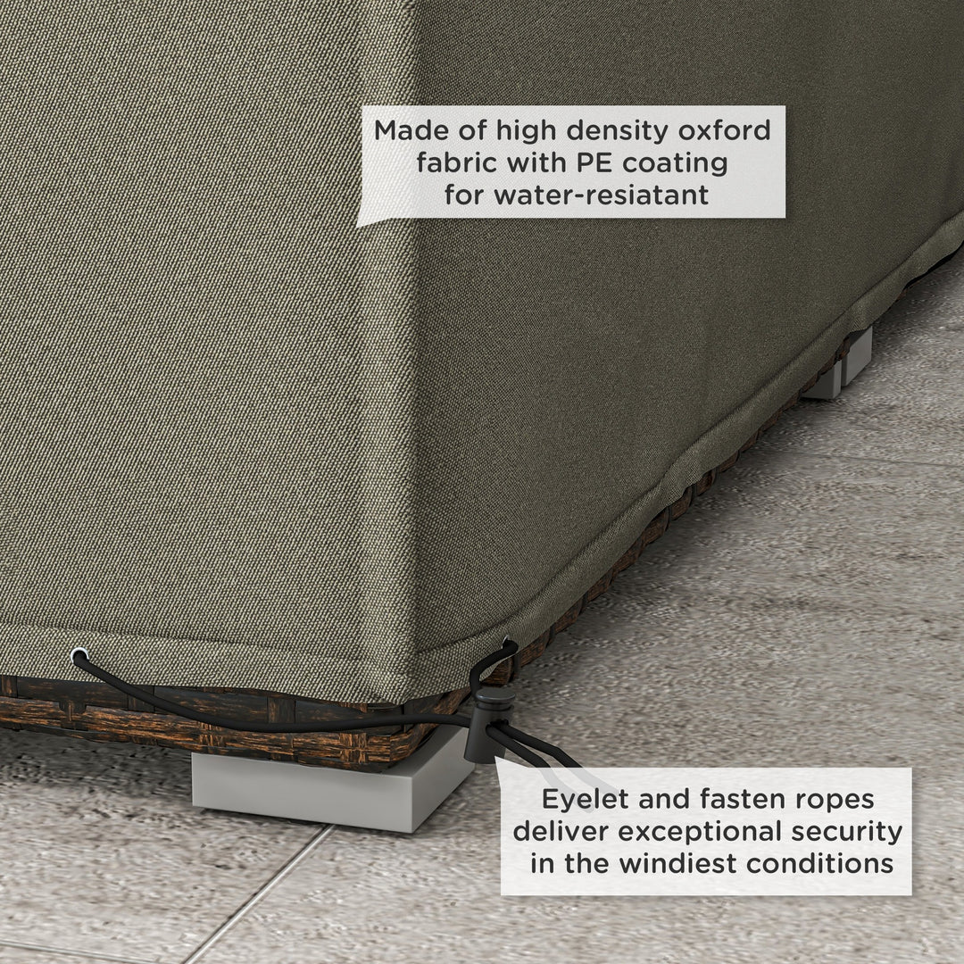 155 x 222cm Waterproof Furniture Cover - Grey