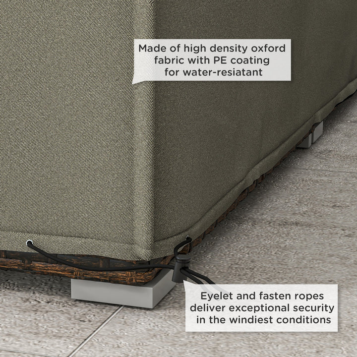 155 x 222cm Waterproof Furniture Cover - Grey