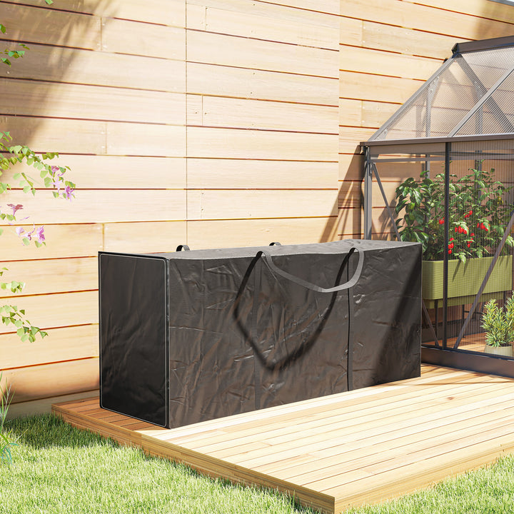 720 L Waterproof Garden Cushion Storage Bag - Black