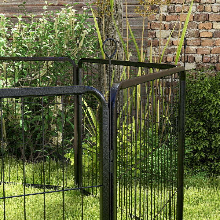 Steel 8 Panel Dog pen Pet Puppy PlayPen Grey