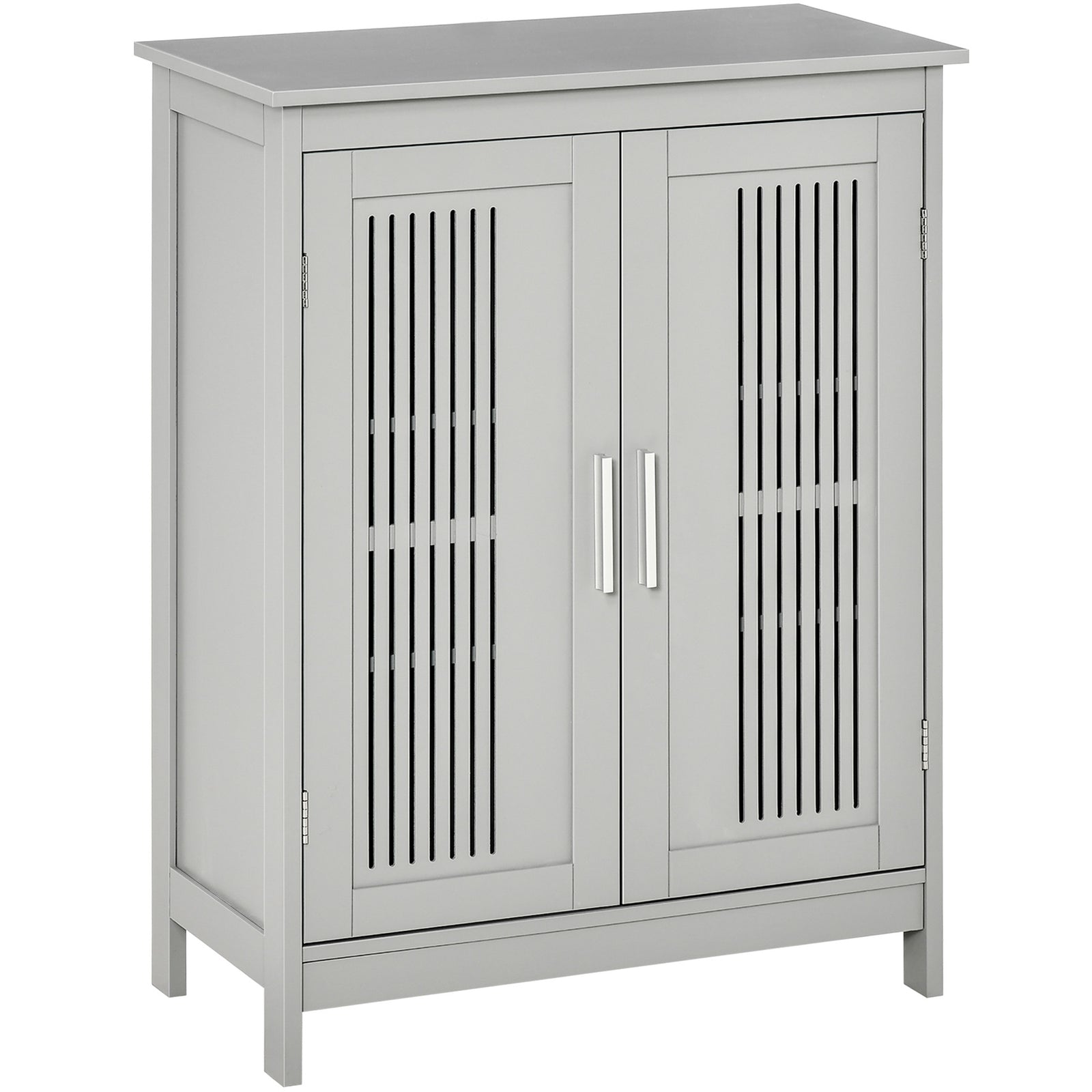 Modern Bathroom Floor Cabinet - Grey
