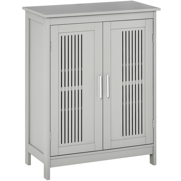 Modern Bathroom Floor Cabinet - Grey