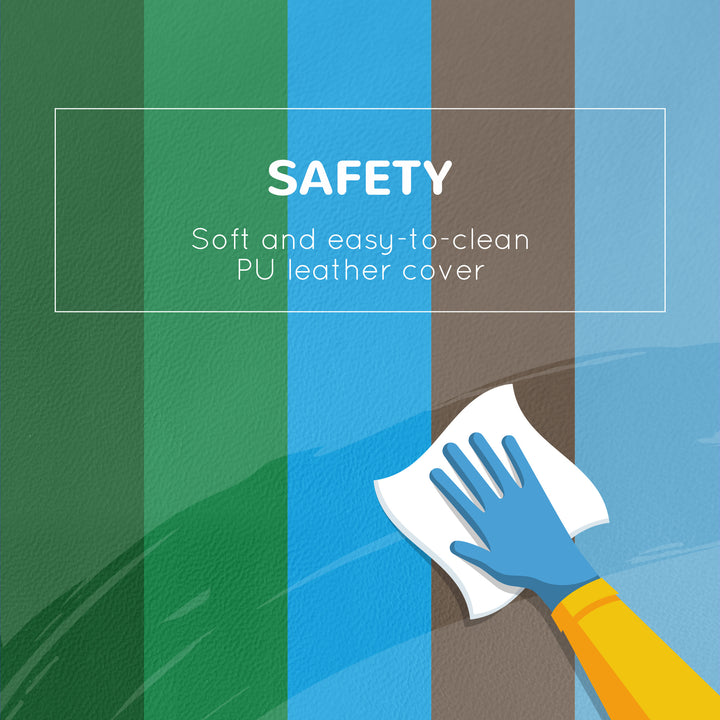 MCL 6 Piece Soft Play Equipment for Kids Climb and Crawl, Multicoloured