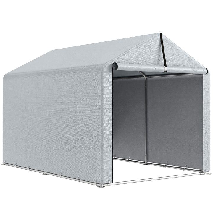 1.6 x 2.2m Garden Shed Tent, Waterproof Outdoor Storage Tent, Roll-up