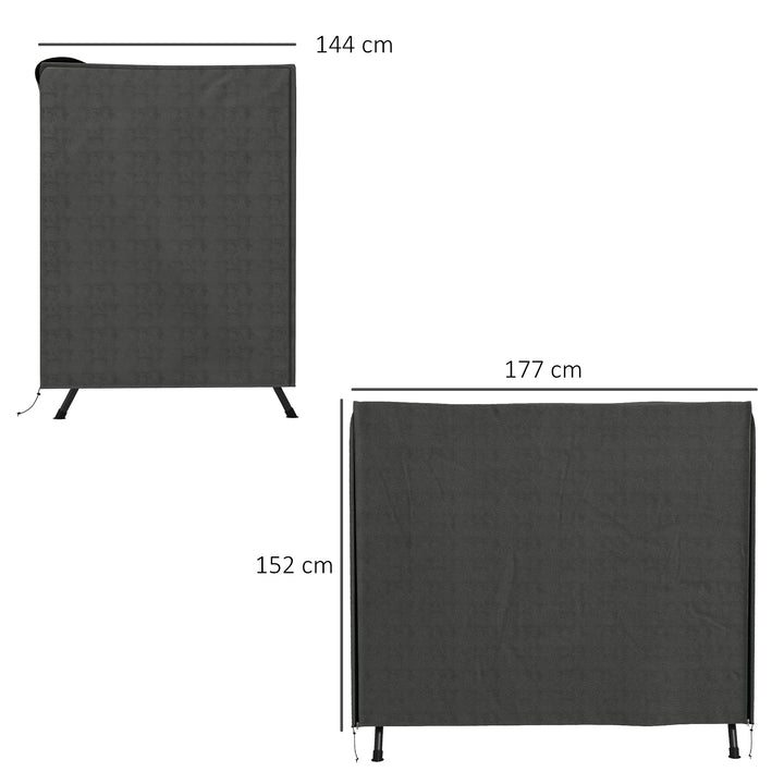 152 x 177cm Three-Seater Swing Chair Protective Cover Grey