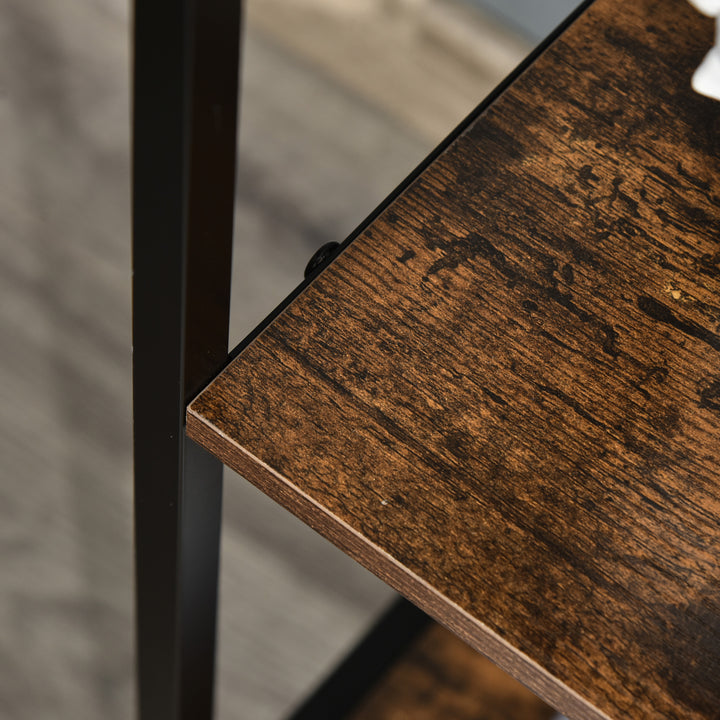 MCL Chest of Drawers Storage  Dresser Cabinet Organizer with 3 Fabric Drawers and 2 Display Shelves for Living Room, Bedroom, Hallway, Black