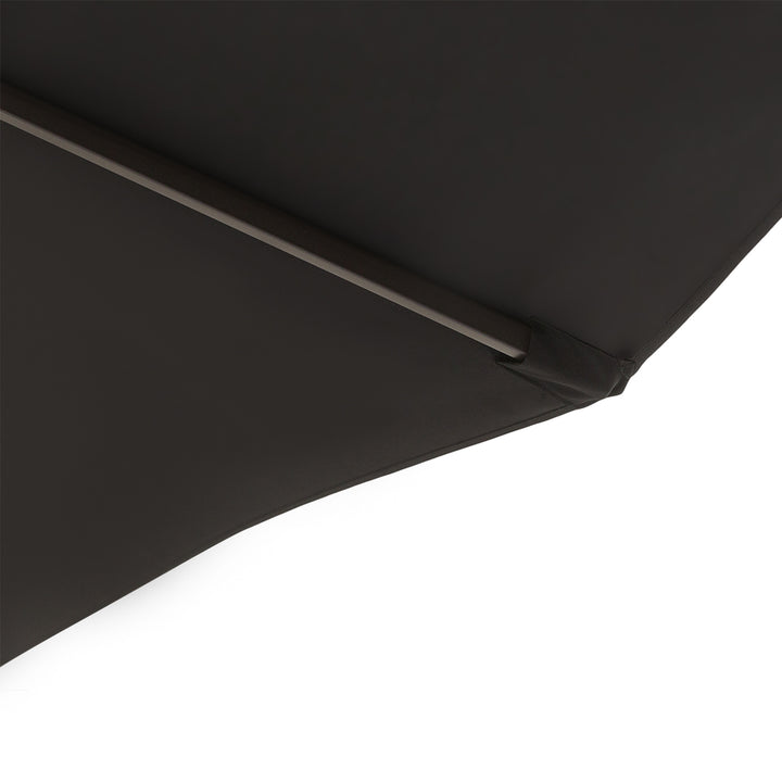 4.6m Double Garden Parasol - Black
