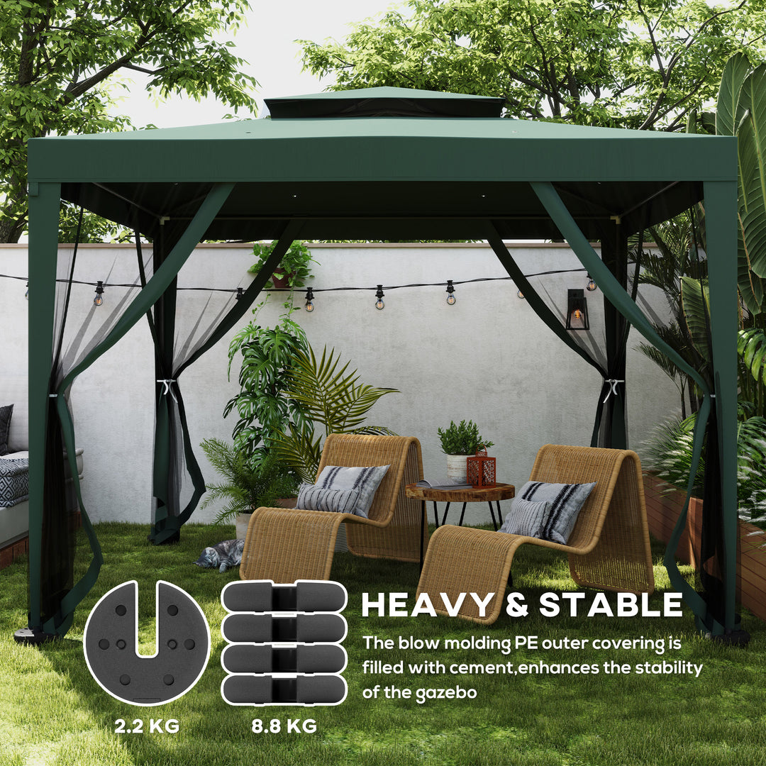 Pop up Canopy Tent Weights Set of 4 PCs, Leg Weights for Marquee Party Tent Outdoor Canopy 8.8KG