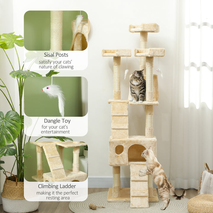 Cat Tree Scratching House, Activity Play Centre