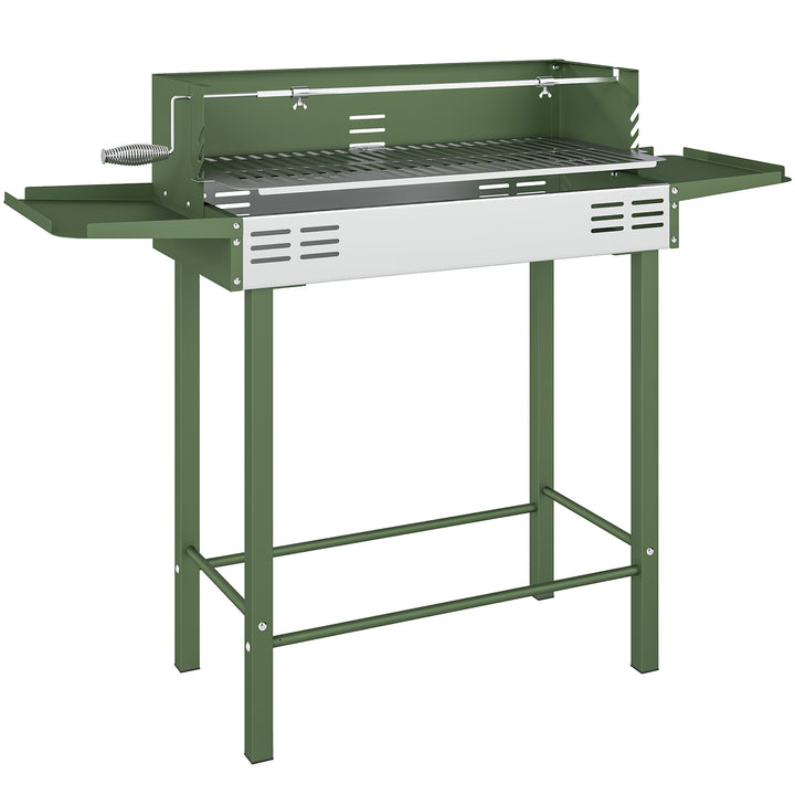 BBQ Rotisserie Grill Roaster Charcoal Spit Roasting Machine for Chicke