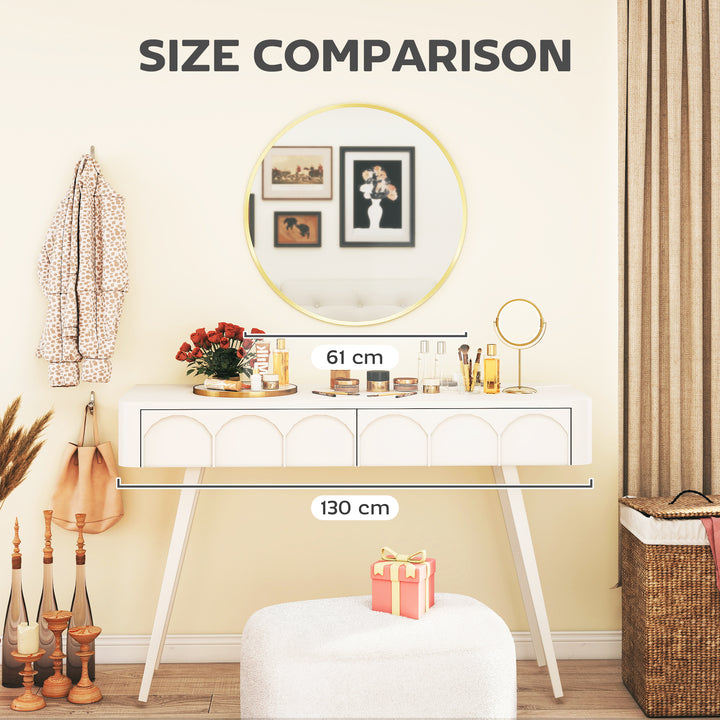 61cm Decorative Wall Mirror for Bedroom Living Room, Modern Round Bath