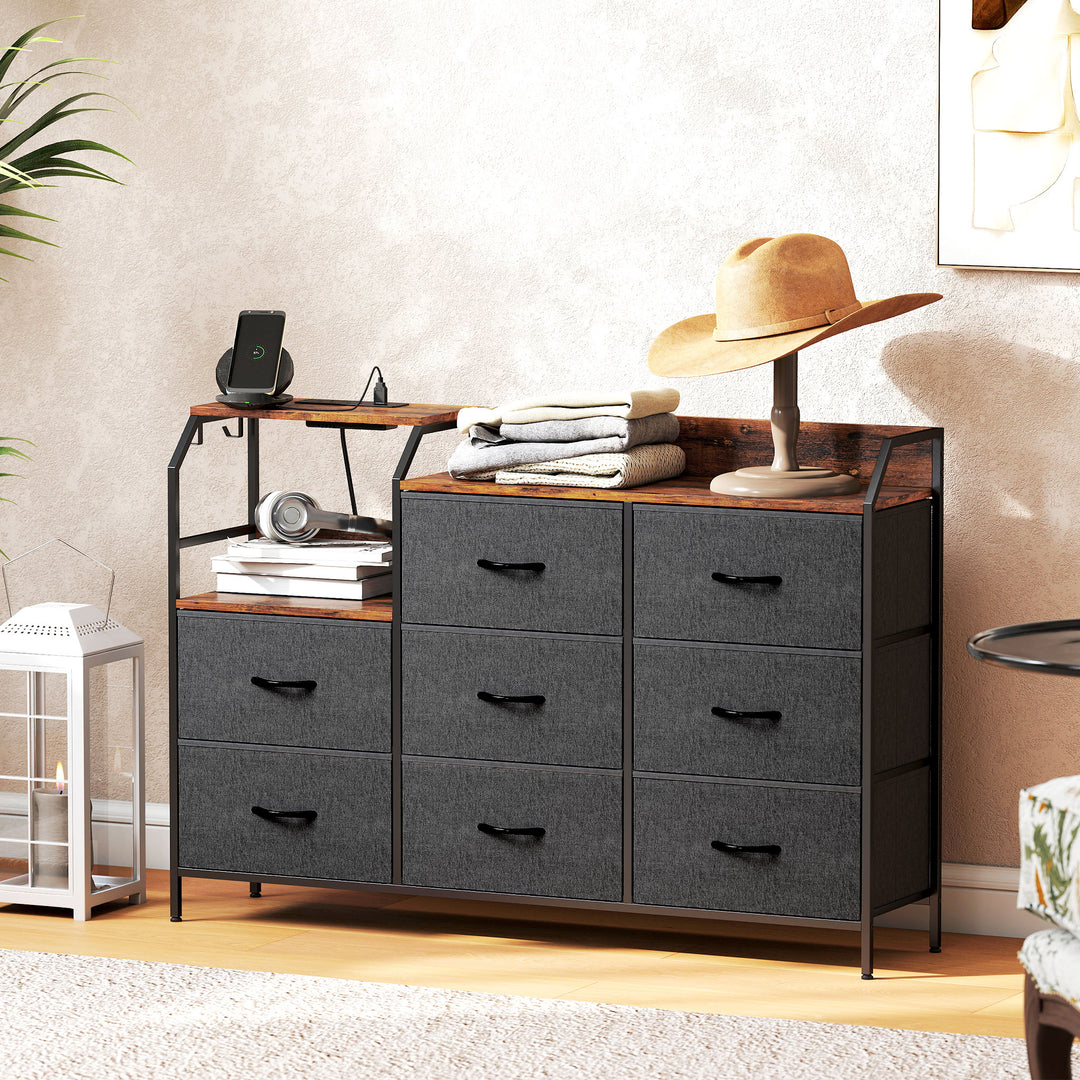 Chest of Eight Drawers, with Charging Station