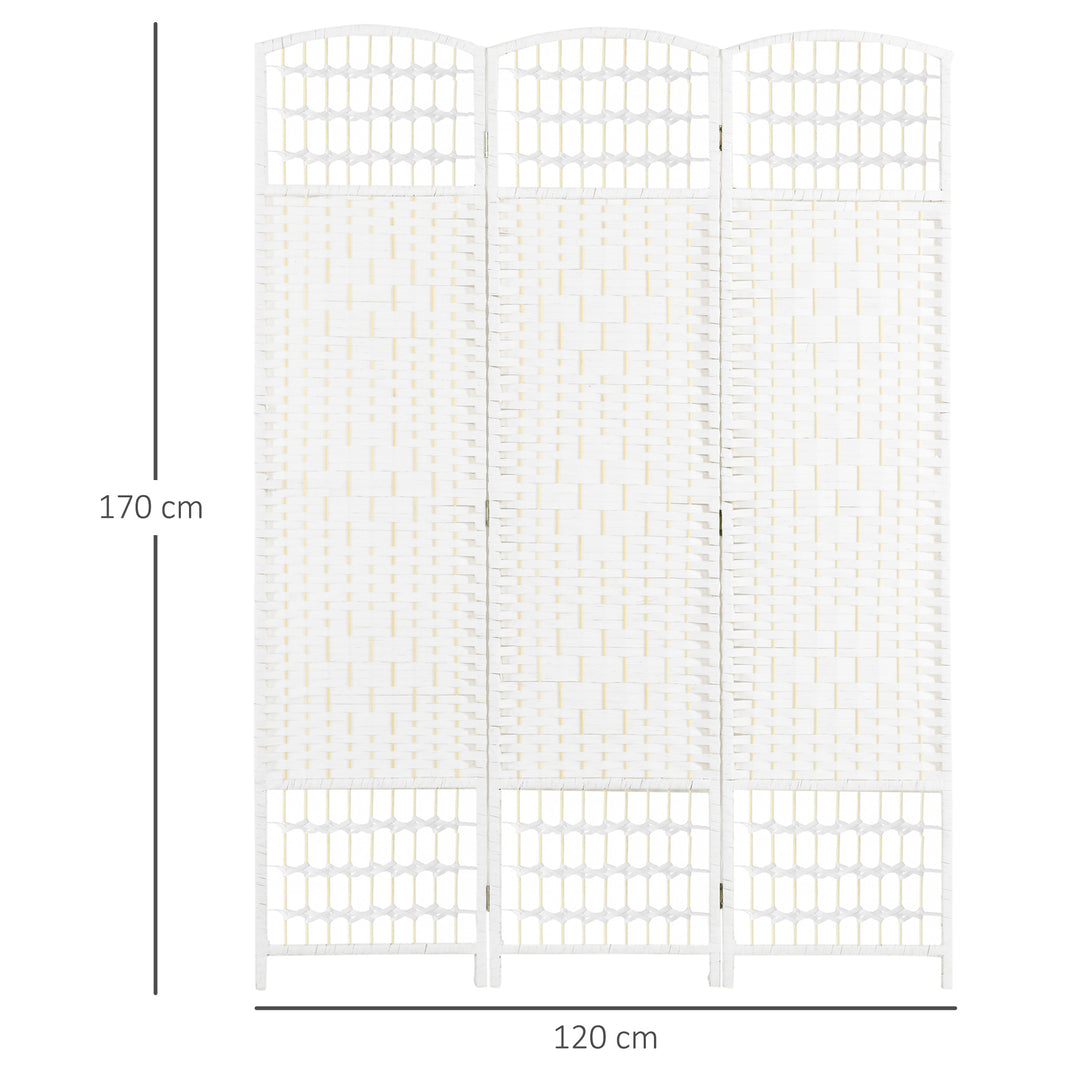 3 Panel Folding Room Divider, Privacy Screen, Paravent Partition Separ