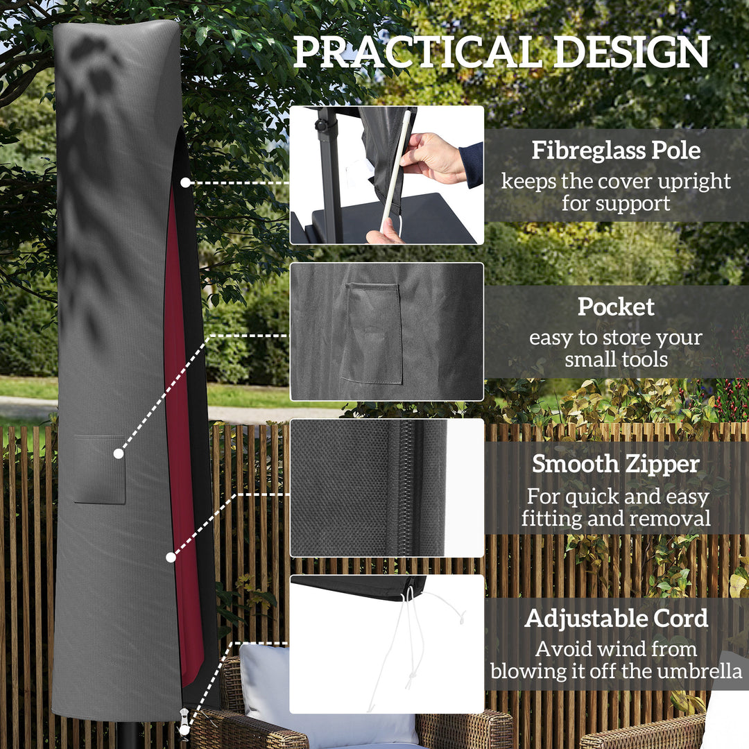 Parasol Umbrella Cover - Grey