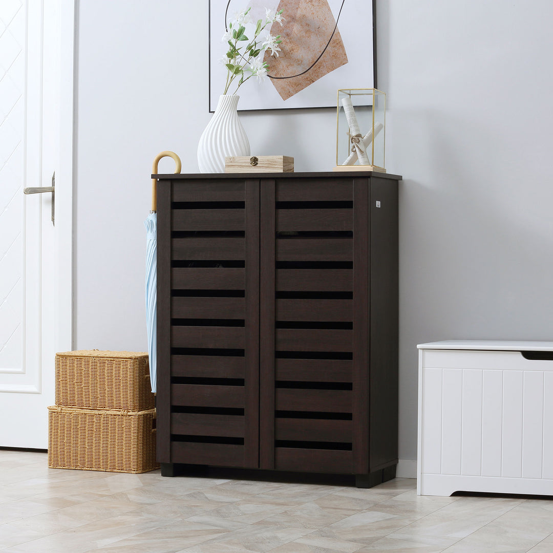 15 Shoe Storage Cabinet - Wood-Effect