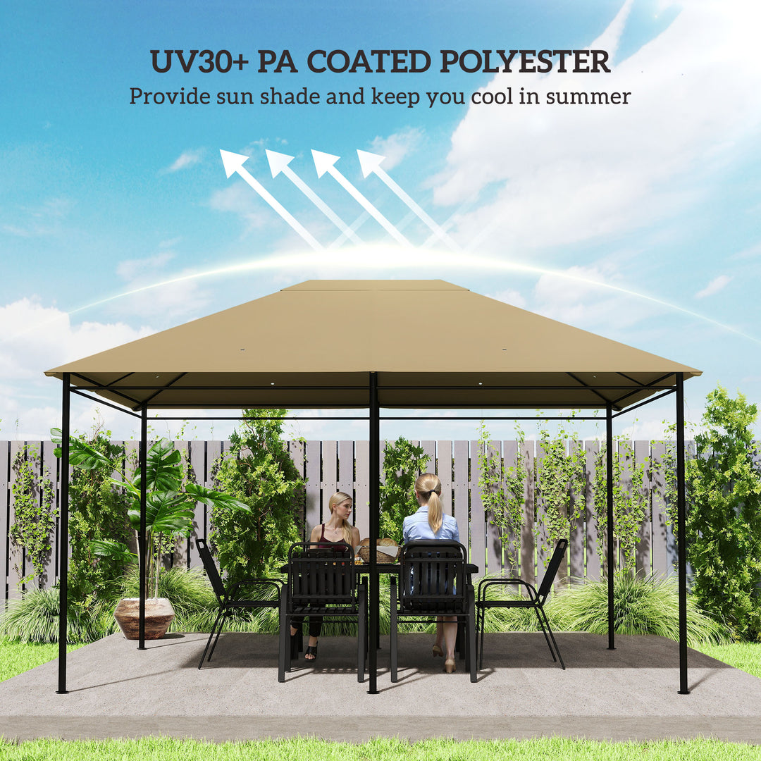 3 x 4m Gazebo Canopy Replacement Cover, Gazebo Roof Replacement (TOP C