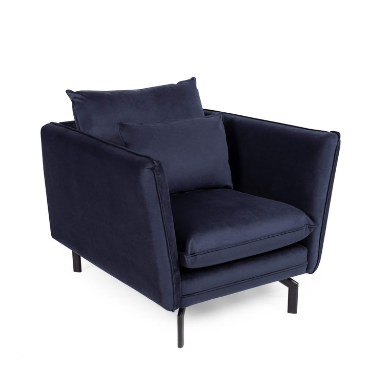 Elford Fabric Sofa 1S Navy