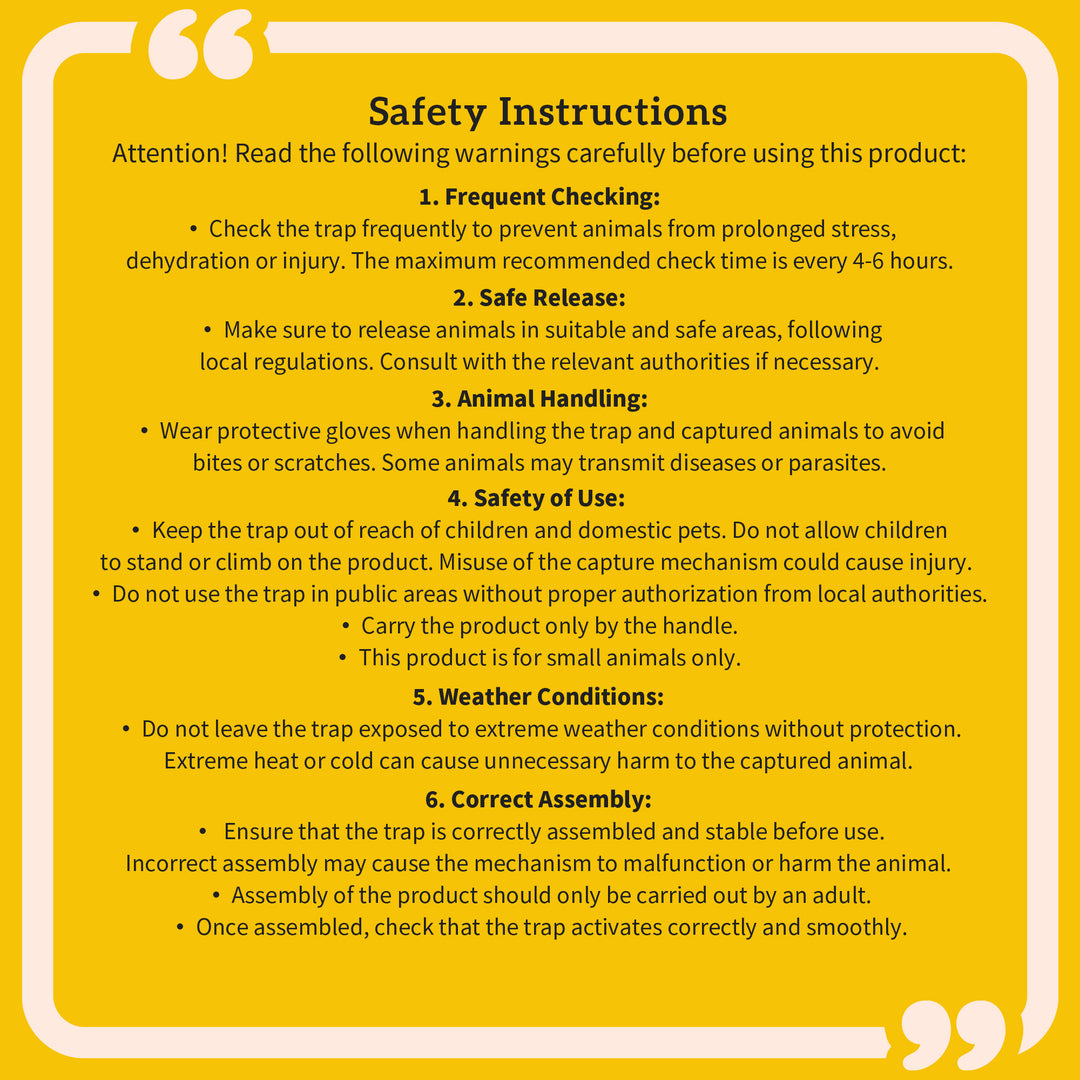 MCL Humane Rat Trap, Squirrel Trap with Double Doors, Live Cage Mousetrap for Indoors & Outdoors, Catch and Release Mice, Rats, Rodents, 60 x 18 x 20 cm, Green