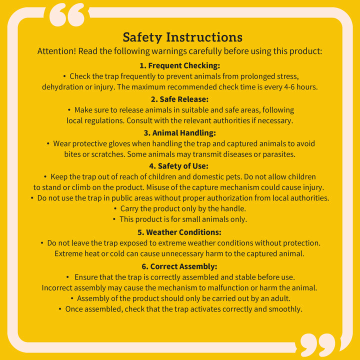 MCL Humane Rat Trap, Squirrel Trap with Double Doors, Live Cage Mousetrap for Indoors & Outdoors, Catch and Release Mice, Rats, Rodents, 60 x 18 x 20 cm, Green