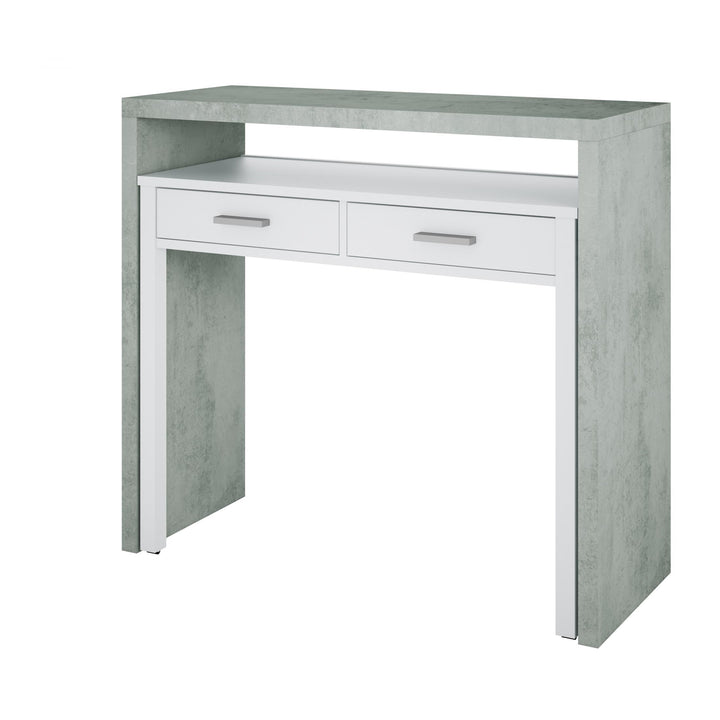 Epping Desk Pull Out White & Concrete 0L4582A