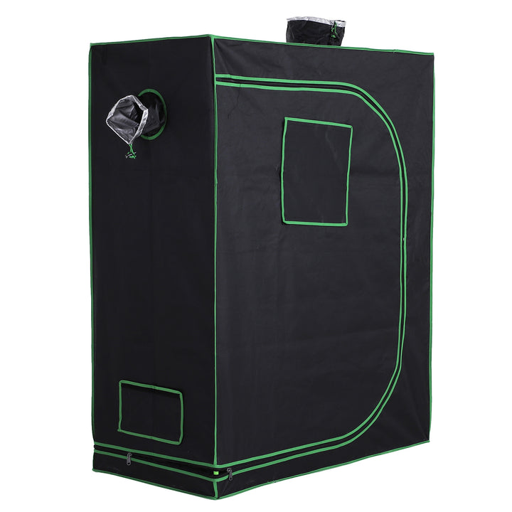 Grow Tent Reflective Mylar Hydroponic with Adjustable Vents and Floor Tray for Indoor Plant Growing, 120 x 60 x 150 cm (47" x 23.5" W x 59")