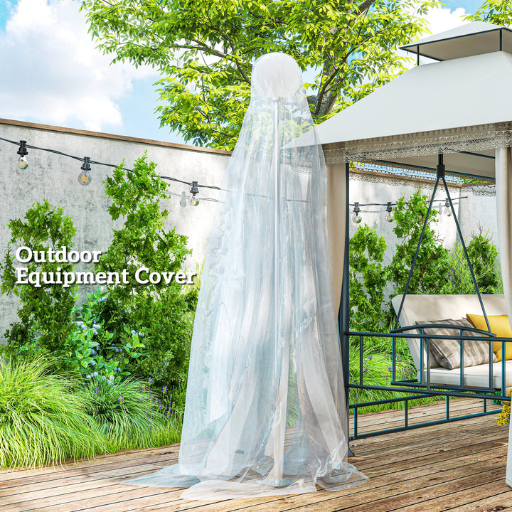 6 X 10m Heavy Duty (150um/6mil) Polypropylene Greenhouse Cover Replacement, UV Resistant Waterproof Plastic Polytunnel Cover, Clear