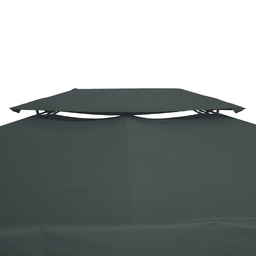 Gazebo Roof Replacement, for 3 x 4m Frames - Grey