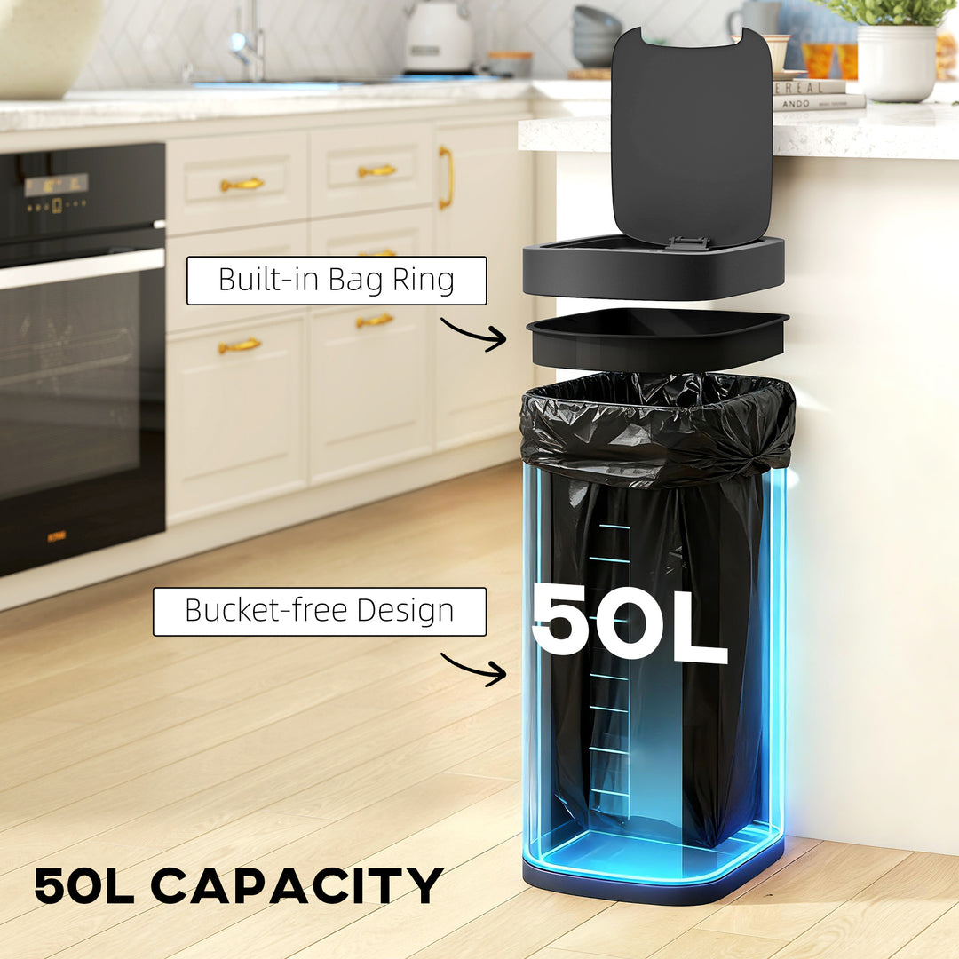 50L Sensor Bin, Automatic Kitchen Bin, Manual Override, Battery Operat